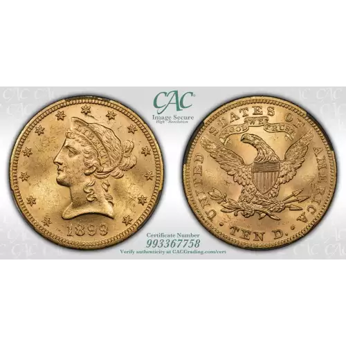 1899 10 Lib CACG MS63 (4)