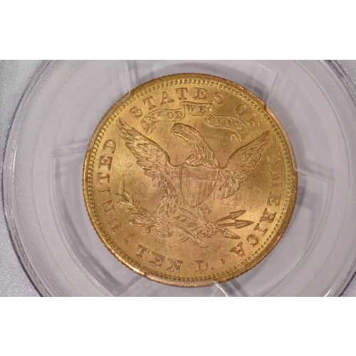 1899 10 Lib MS64+ CAC CAC