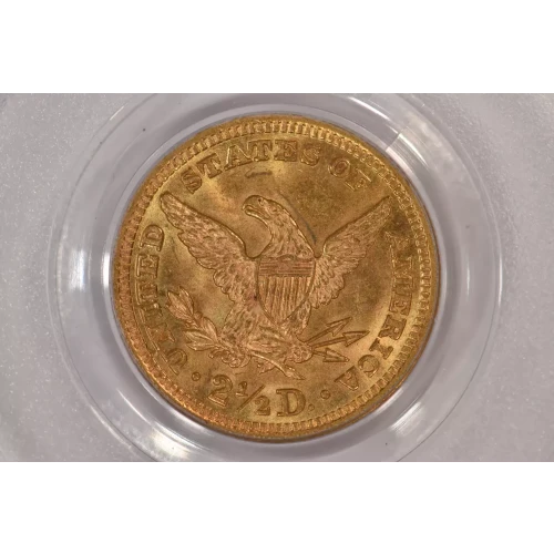 1899 $2.5 Lib PCGS MS63 (2)