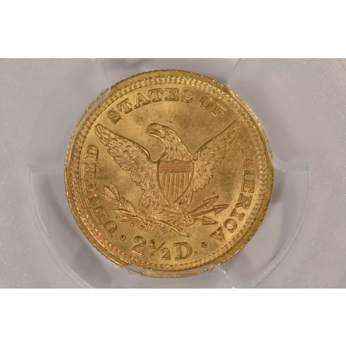 1899 2.5 Lib PCGS MS64+ CAC CAC (3)