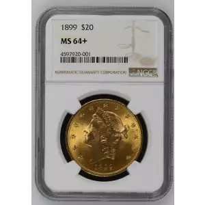 1899 20 Lib NGC MS64+ (2)