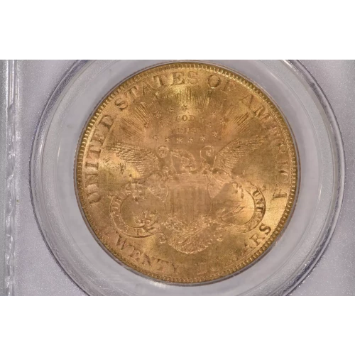 1899 $20 Lib PCGS MS63+ CAC CAC (2)