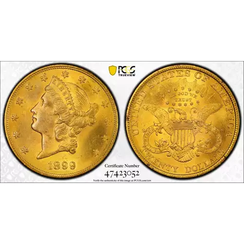 1899 20 Lib PCGS MS64 (2)