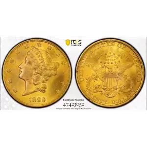 1899 20 Lib PCGS MS64 (2)