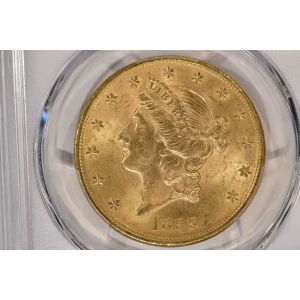 1899 20 Lib PCGS MS64 (2)