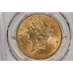 1899 20 Lib PCGS MS64 (2)