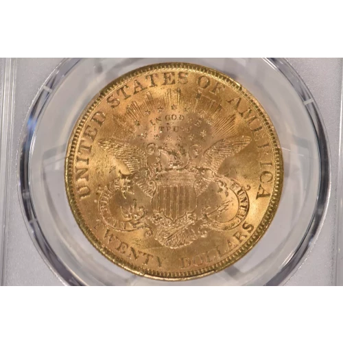 1899 20 Lib PCGS MS64