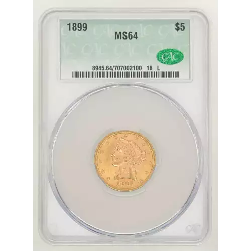 1899 5 Lib CACG MS64 (2)