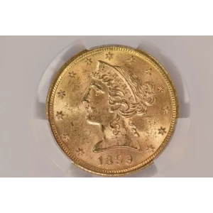 1899 5 Lib CACG MS64 (4)