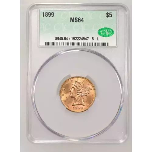 1899 5 Lib CACG MS64 (2)