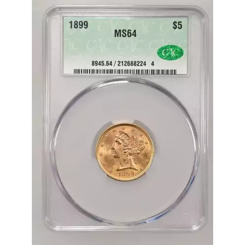 1899 5 Lib CACG MS64 (2)