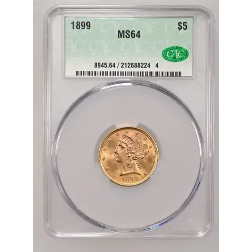 1899 5 Lib CACG MS64 (2)