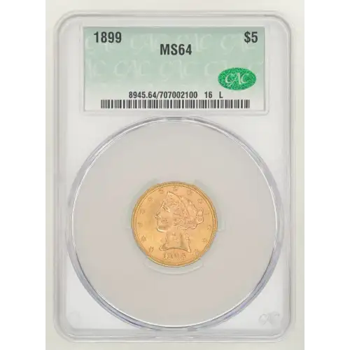 1899 5 Lib CACG MS64 (2)