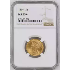 1899 5 Lib NGC MS65 PLUS CAC CAC (2)