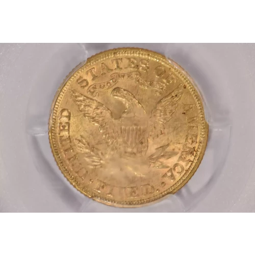1899 $5 Lib PCGS MS62 CAC CAC (2)