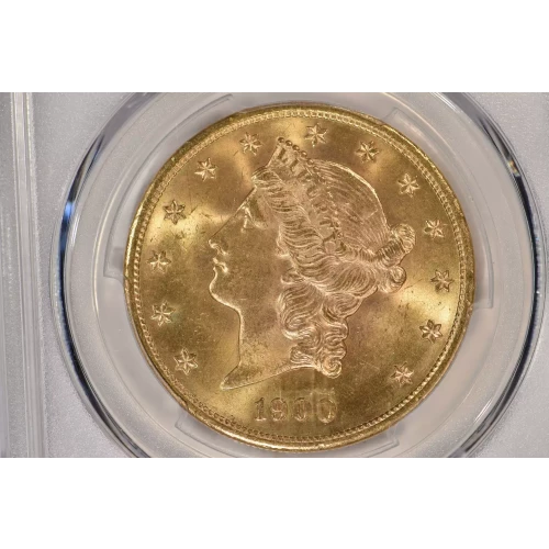 1900 $20 Lib PCGS MS64CAC CAC