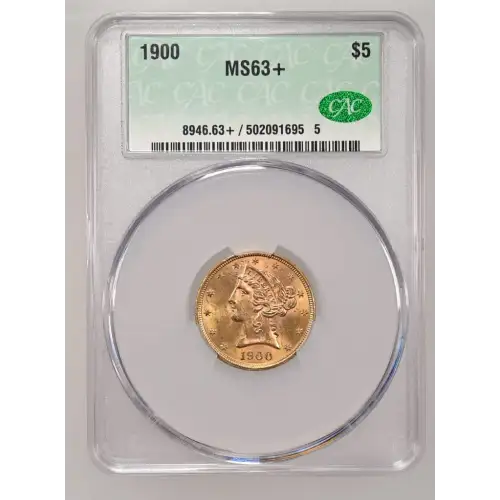 1900 5 Lib CACG MS63+ (2)