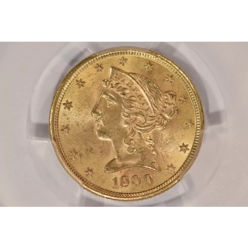 1900 $5 Lib PCGS MS65 CAC CAC (2)