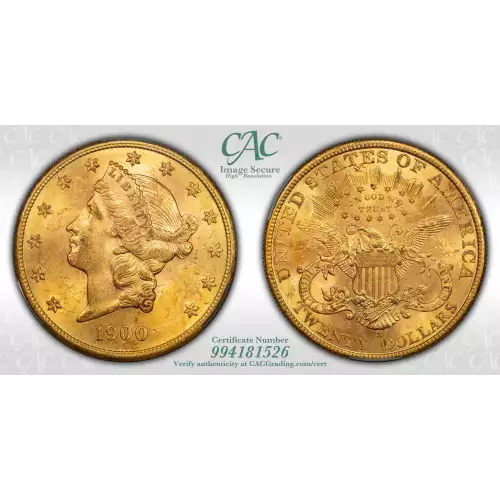 1900S 20 Lib CACG MS62 (4)