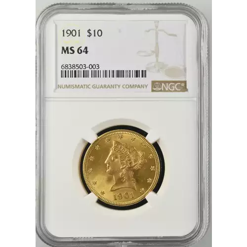 1901 10 Liberty NGC MS64 CAC CAC (2)
