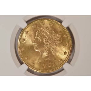 1901/190-S $10 Lib NGC MS65 (3)