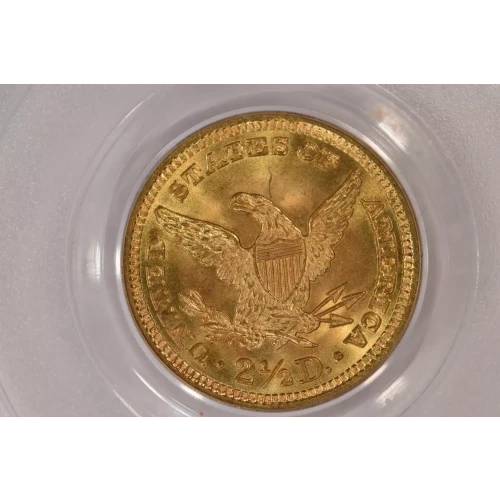 1901 $2.5 Lib NGC MS63+ CAC CAC (4)