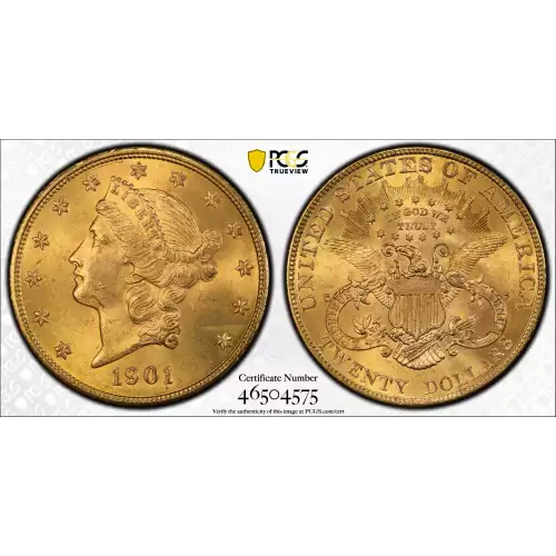 1901 20 Lib PCGS MS64 (2)