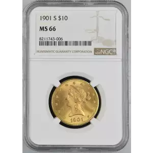 1901-S 10 Lib NGC MS66 (2)