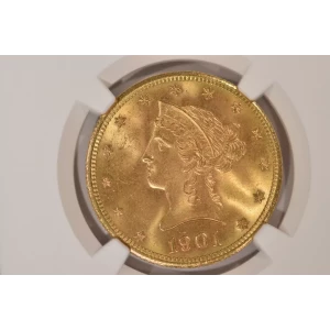 1901-S 10 Lib NGC MS66 (3)