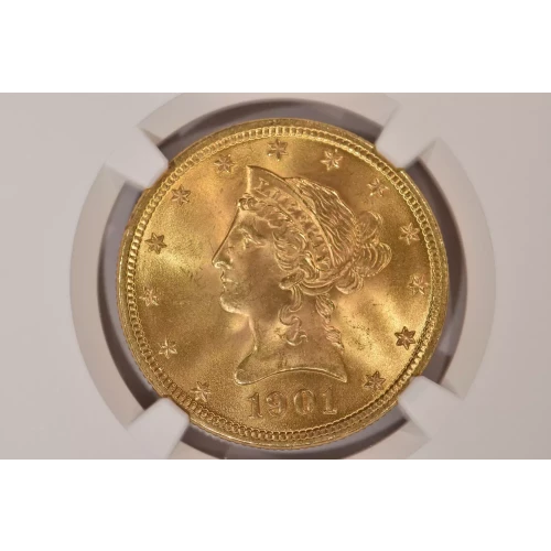 1901-S $10 Lib NGC MS66 (3)