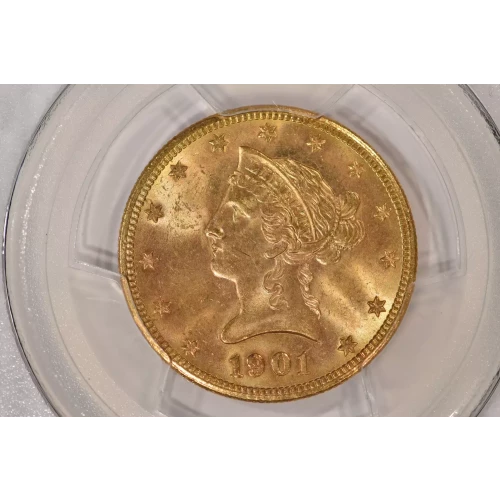 1901-S $10 Lib PCGS MS64+ CAC CAC