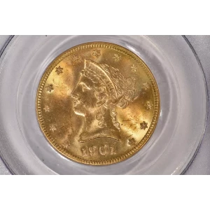1901-S $10 Lib PCGS MS64 CAC CAC
