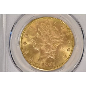 1901-S 20 Liberty PCGS MS63CAC CAC