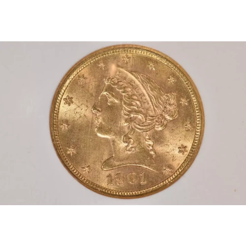 1901-S $5 Lib NGC MS64 CAC CAC