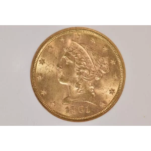 1901-S $5 Lib NGC MS64 CAC CAC