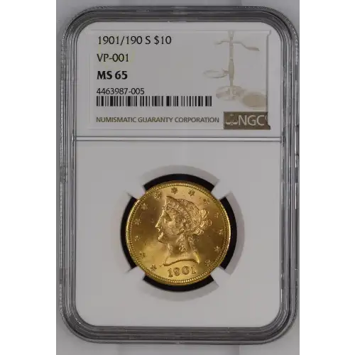 1901/190-S $10 Lib NGC MS65 (2)