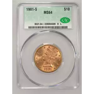 1901S 10 Lib CACG MS64 (2)