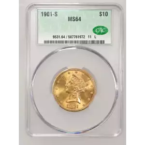 1901S 10 Lib CACG MS64 (2)