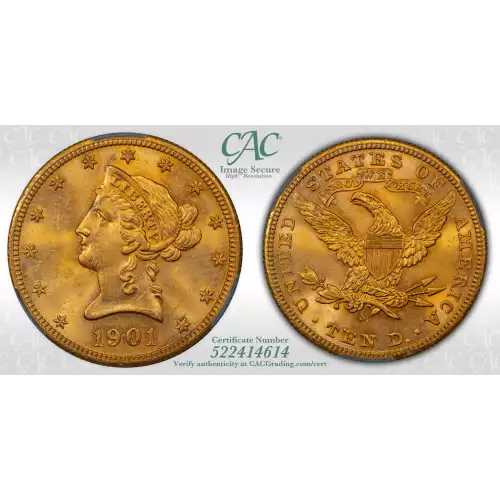 1901S 10 Lib CACG MS64 (4)