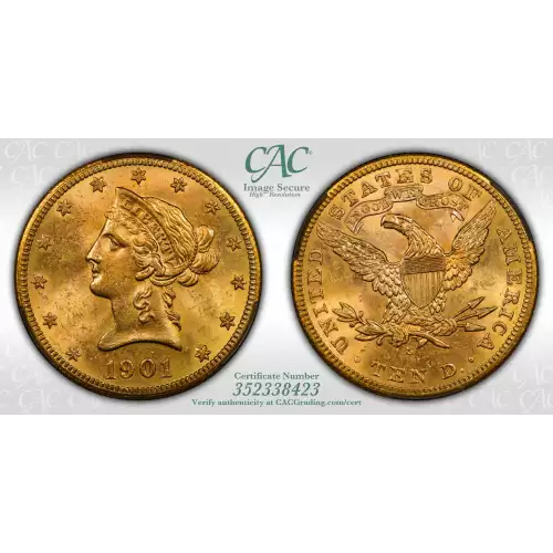 1901S 10 Lib CACG MS64 (4)