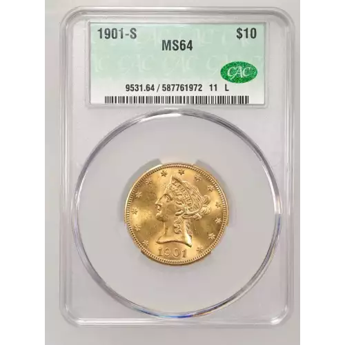 1901S 10 Lib CACG MS64 (2)