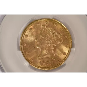 1901S 10 Lib CACG MS64 (4)