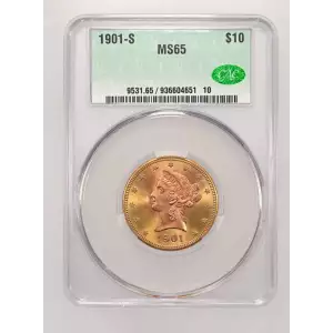 1901S 10 Lib CACG MS65 (2)