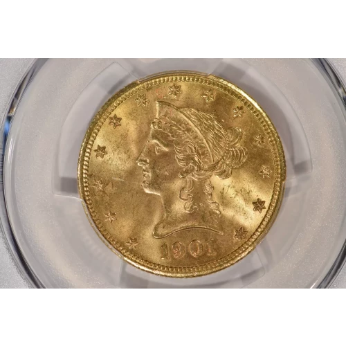 1901S 10 Liberty PCGS MS65CAC CAC (2)