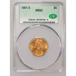 1901S 5 Lib CACG MS63 (2)