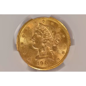 1901S 5 Lib CACG MS63 (4)