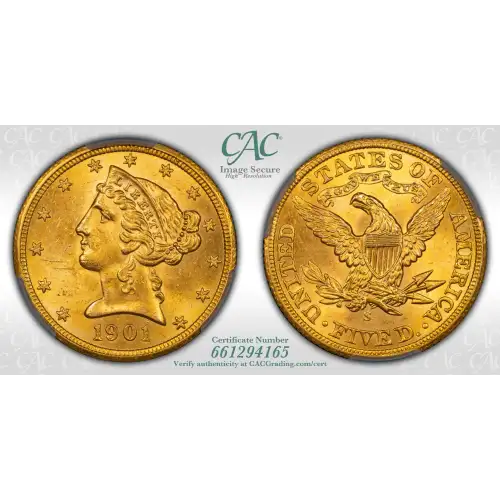 1901S 5 Lib CACG MS63 (4)