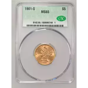 1901S 5 Lib CACG MS65 (2)