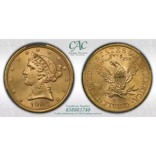 1901S 5 Lib CACG MS65 (4)