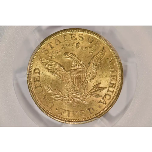 1901S 5 Liberty PCGS MS64 CAC CAC (2)